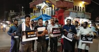 युवा कांग्रेस ने कैंडल जलाकर उतराखंड में हुए अंकिता भंडारी की निर्मम हत्या का जताया विरोध